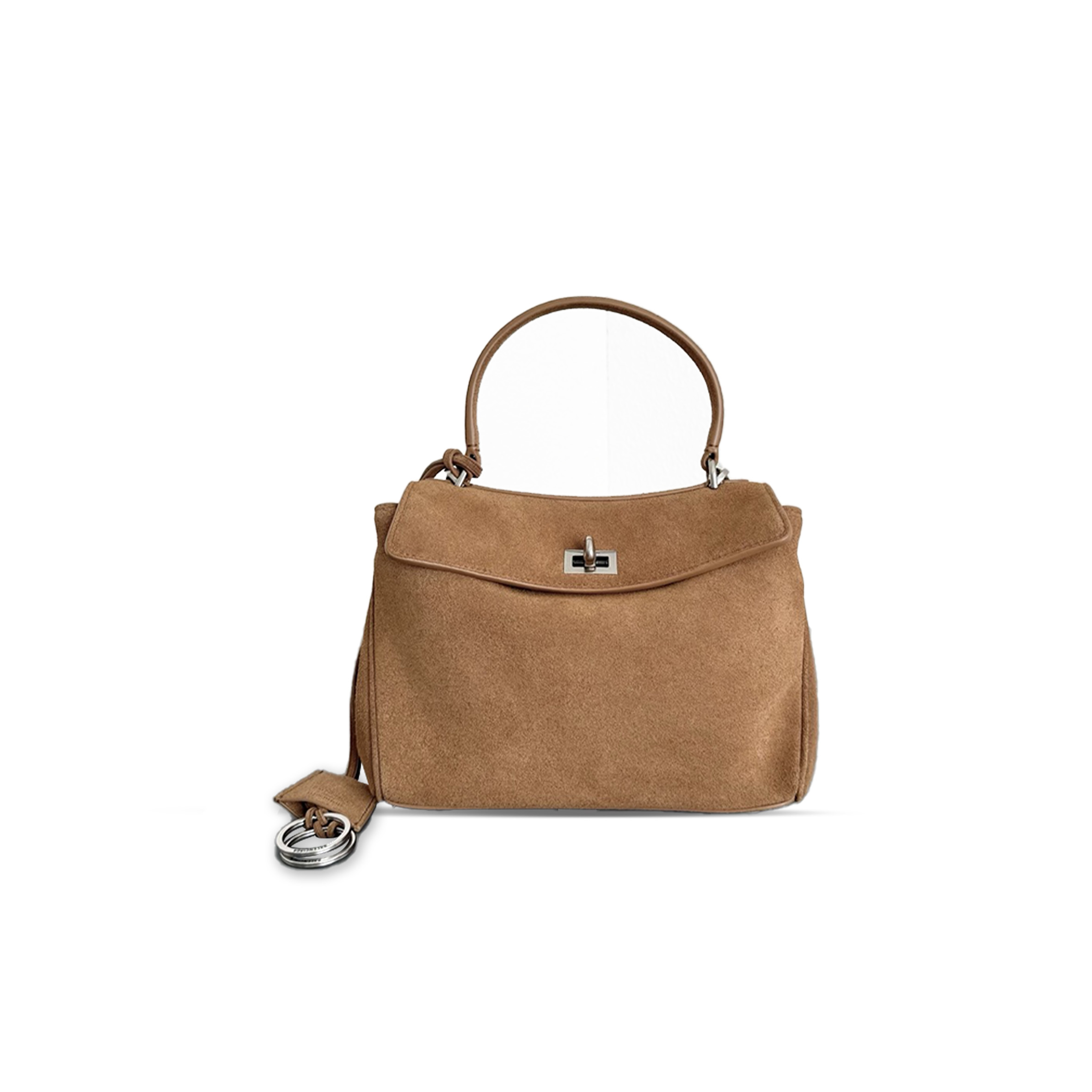 Ba1en*iaga women''s rodeo handbag mini in camel 7954562aa0v1000 (22.8*9.9*8.3cm)